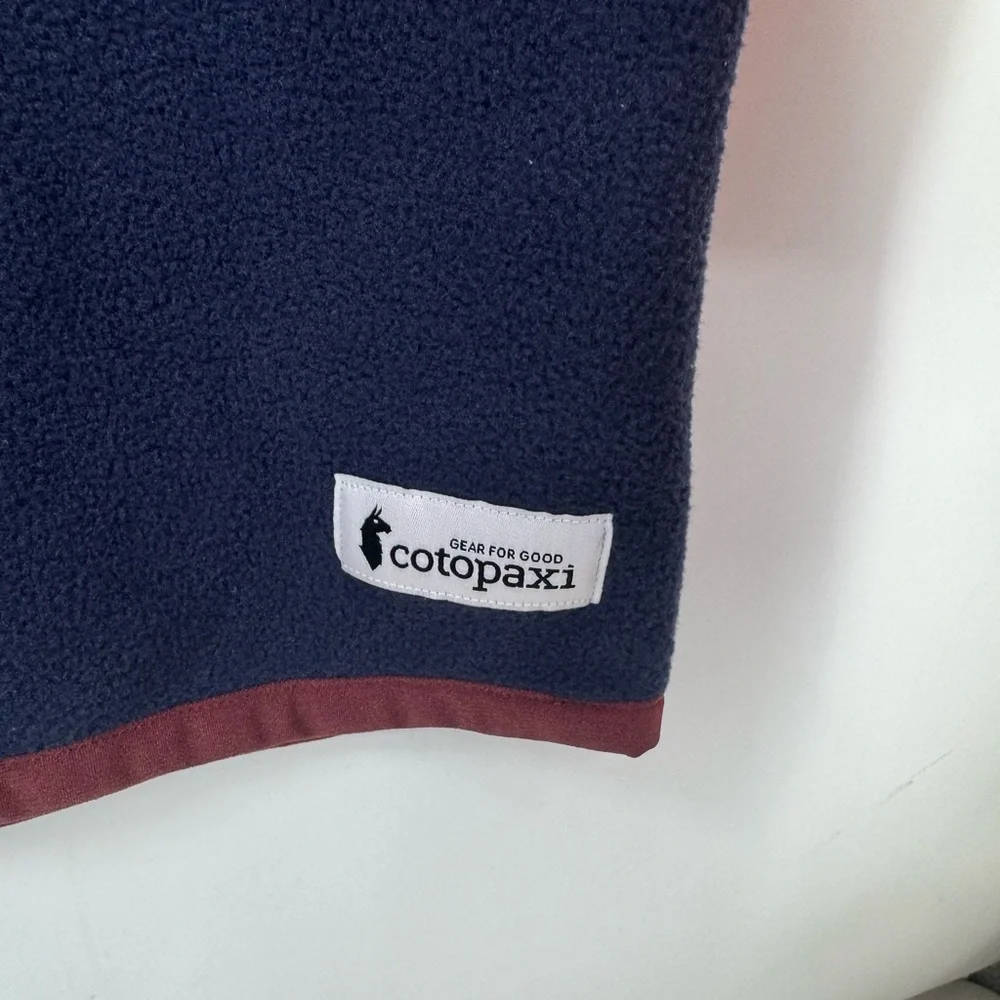 Cotopaxi Amado Fleece Jacket Half Zip Pullover Men’s M Colorblock Logo NWT